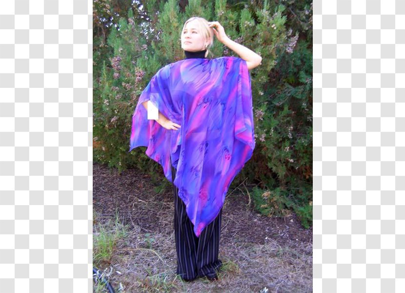 Robe Clothing Outerwear Cape Cloak - Poncho - Hand Painted Transparent PNG
