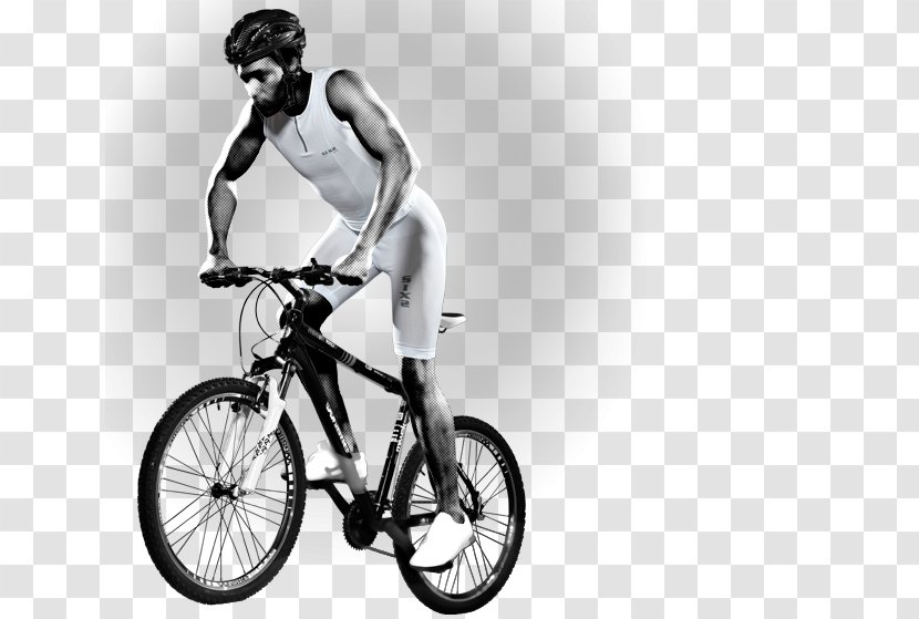 Bicycle Pedals Wheels Frames Handlebars - Black And White Transparent PNG