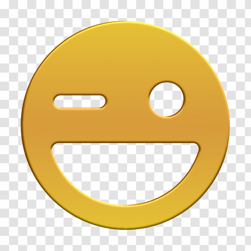 Wink Icon Smiley And People Icon Transparent PNG