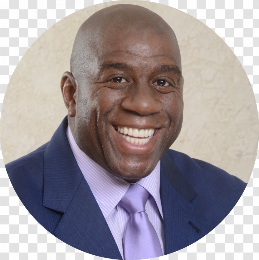 Magic Johnson Los Angeles Lakers Clippers Sports Commentator Basketball - Professional Transparent PNG