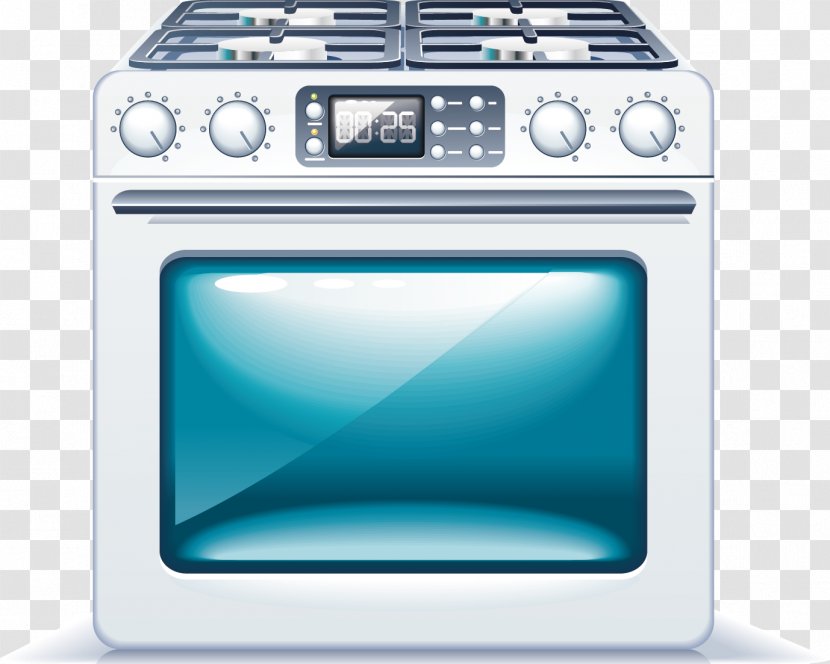 Furniture Kitchen Home Appliance Clip Art - Kitchenware Oven Gas Stove Transparent PNG