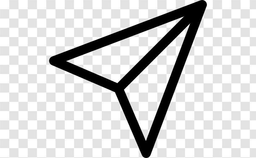 Email Airplane Internet - Triangle Transparent PNG