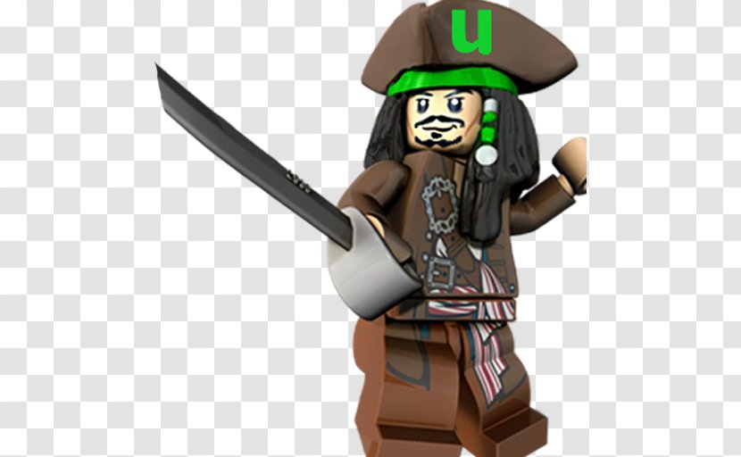 Jack Sparrow Lego Pirates Of The Caribbean: Video Game At World's End Amazon.com - Toy - Caribbean Transparent PNG