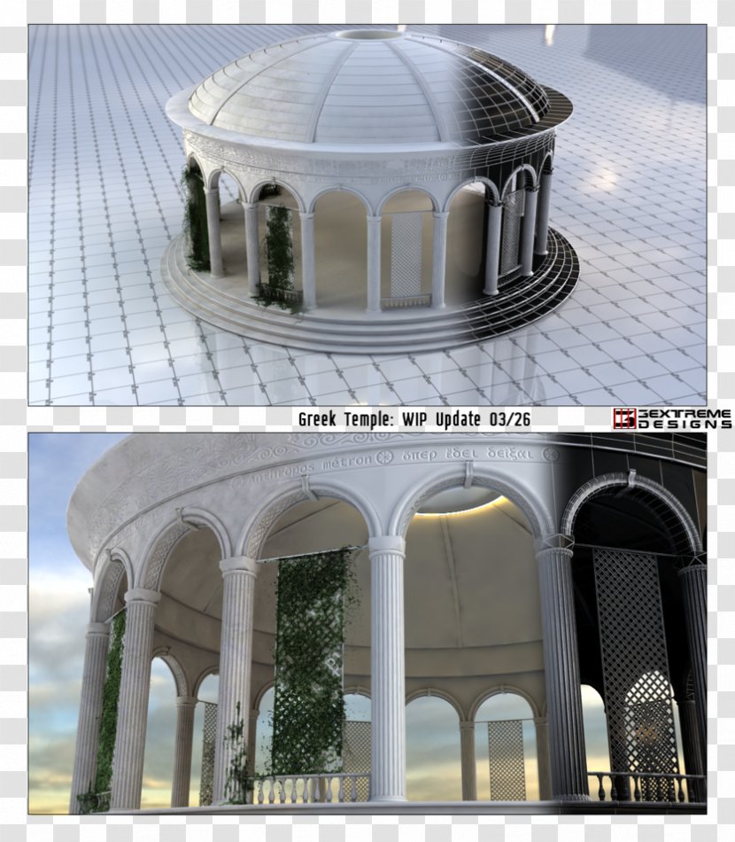 Window Facade Classical Architecture Roof - GREEK TEMPLE Transparent PNG