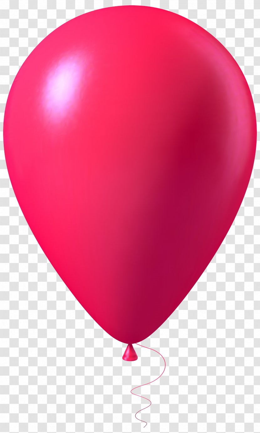 Balloon Pink Clip Art - Heart Transparent PNG