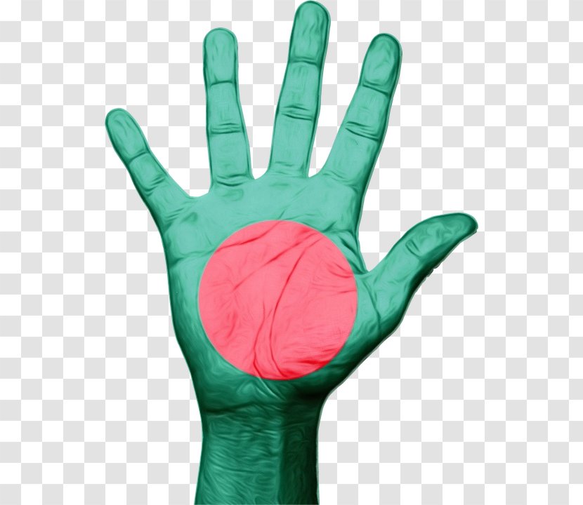 India Flag National - Of - Wrist Safety Glove Transparent PNG