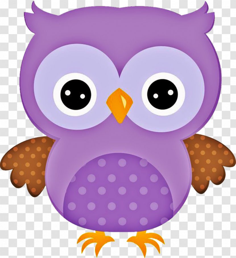 Owl Drawing Clip Art - Purple Transparent PNG