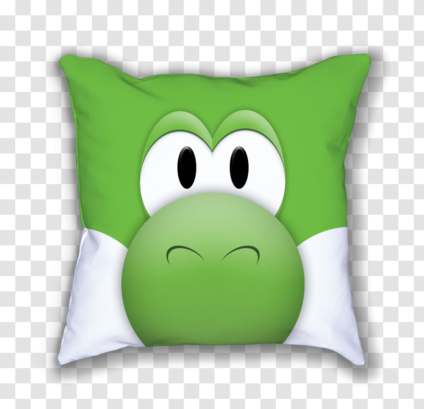 Throw Pillows Yoshi Nintendo Archives Textile - Snout Transparent PNG