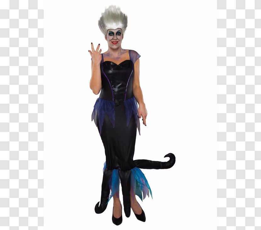 Halloween Costume Ursula Clothing Cruella De Vil - Flower - Dress Transparent PNG