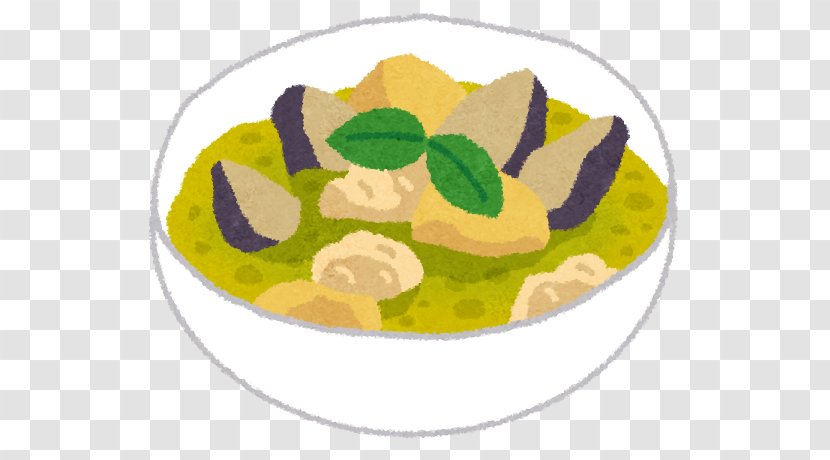 Green Curry Indian Cuisine Naan Thai Red - Yellow Transparent PNG