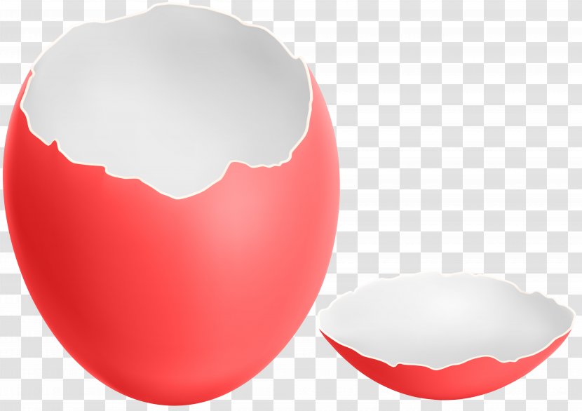Red Easter Egg Clip Art Transparent PNG