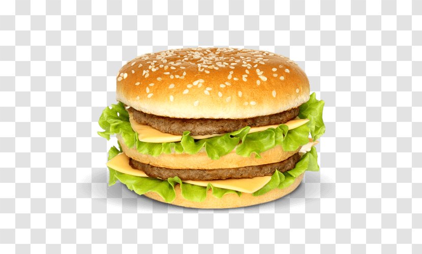 McDonald's Big Mac Cheeseburger Hamburger Whopper Breakfast Sandwich - Vegetarian Food - Double Cheese Transparent PNG