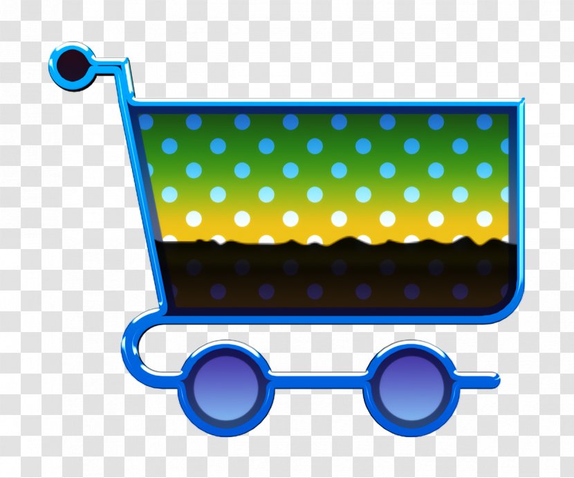 Business Icon Shop Cart - Vehicle - Electric Blue Transparent PNG