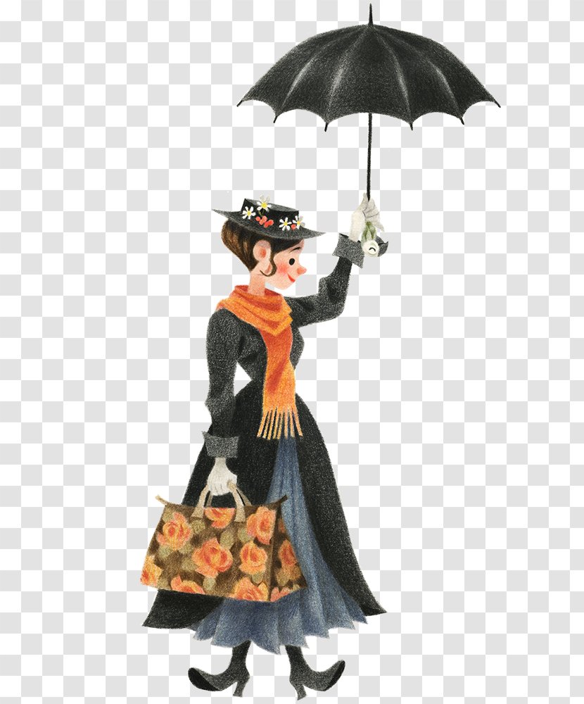 Illustrator Work Of Art Mary Poppins - Saving Mr Banks - Printmaking Transparent PNG