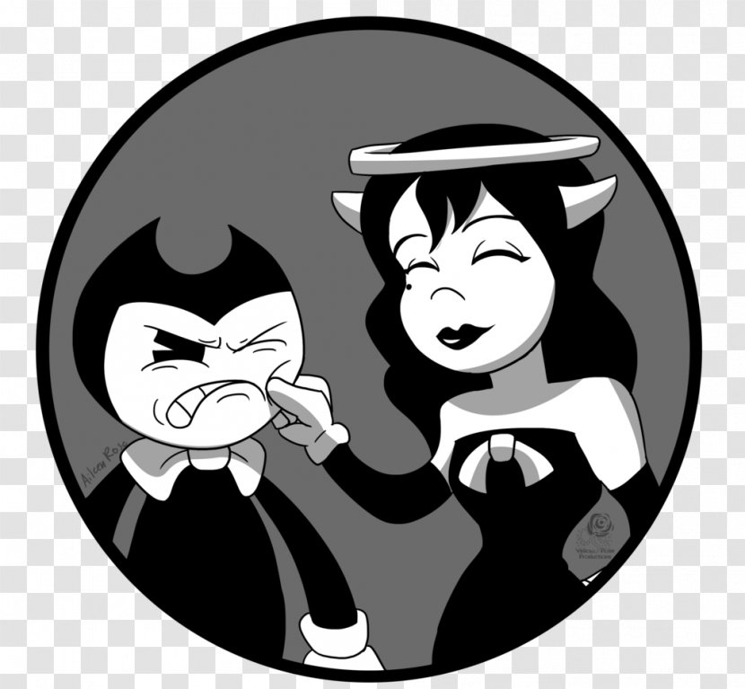 Bendy And The Ink Machine TheMeatly Games, Ltd. Artist Drawing - Work Of Art - Pinched Face Transparent PNG
