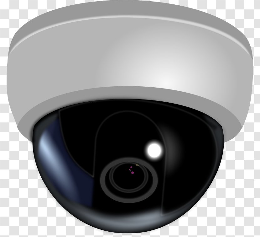 Closed-circuit Television Wireless Security Camera Surveillance Clip Art - Lens - Cartoon Black Transparent PNG