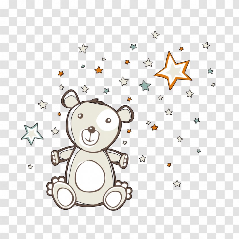 Bear Illustration - Watercolor - Creative Hand-painted Transparent PNG