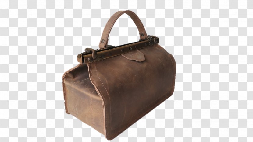 Handbag Physician Leather Baggage - Cowhide - Brown Bag Transparent PNG