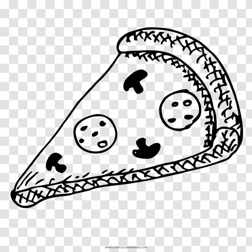 Pizza Coloring Drawing Cheese Book - Line Art - Posters Transparent PNG