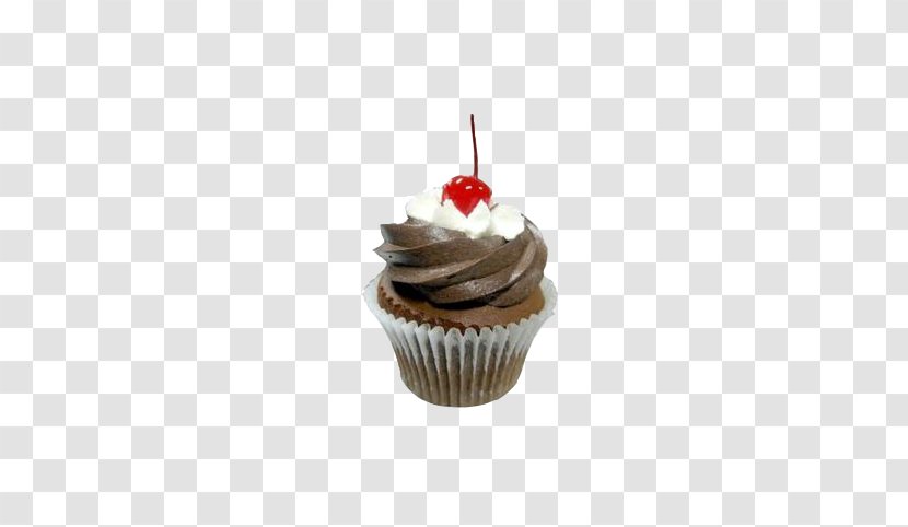 Cupcake Muffin Chocolate Ice Cream Red Velvet Cake - Flavor Transparent PNG