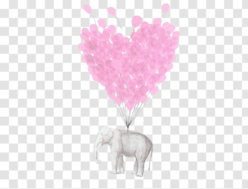Cute Pets Balloon Elephant Download Google Images - Silhouette - Balloons And Transparent PNG