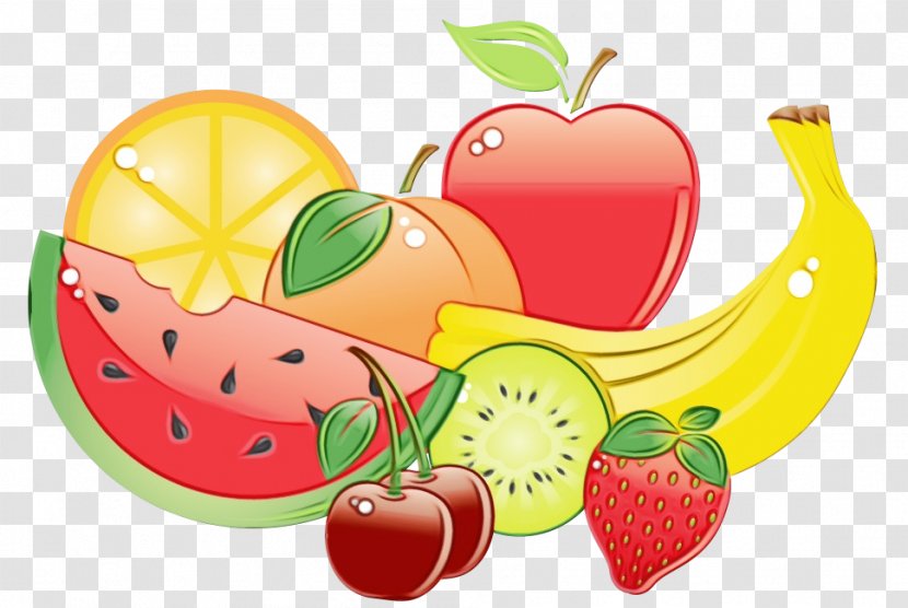 Strawberry - Watercolor - Superfood Cartoon Transparent PNG