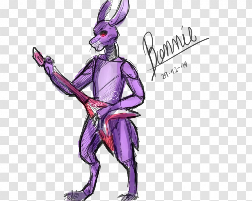 Easter Bunny Drawing Art Five Nights At Freddy's - Cartoon - Fnaf 1000 Transparent PNG