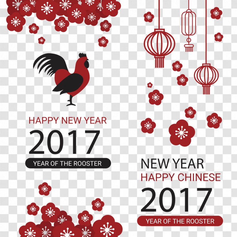 Chinese New Year Lantern Years Day Poster - Happy Red Transparent PNG