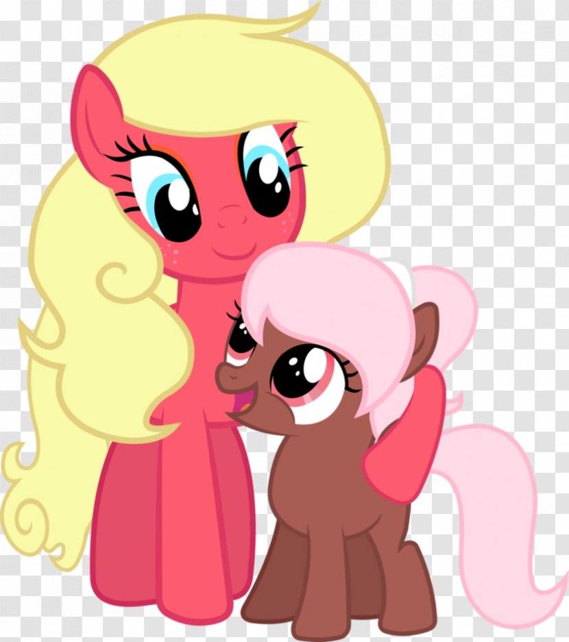 My Little Pony Applejack Fluttershy Chocolate - Silhouette Transparent PNG