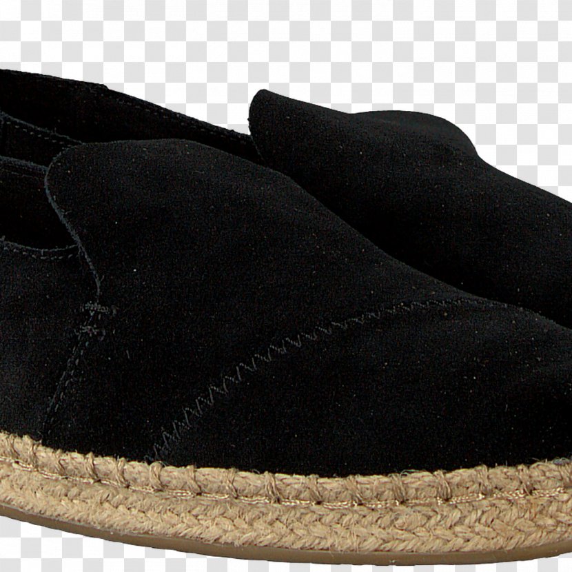 Suede Slip-on Shoe Walking Black M - Slipon Transparent PNG