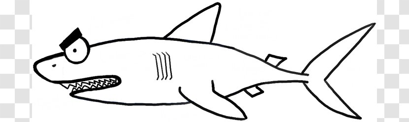 Shark Drawing Cartoon Clip Art - Marine Mammal - Images Of Sharks Transparent PNG