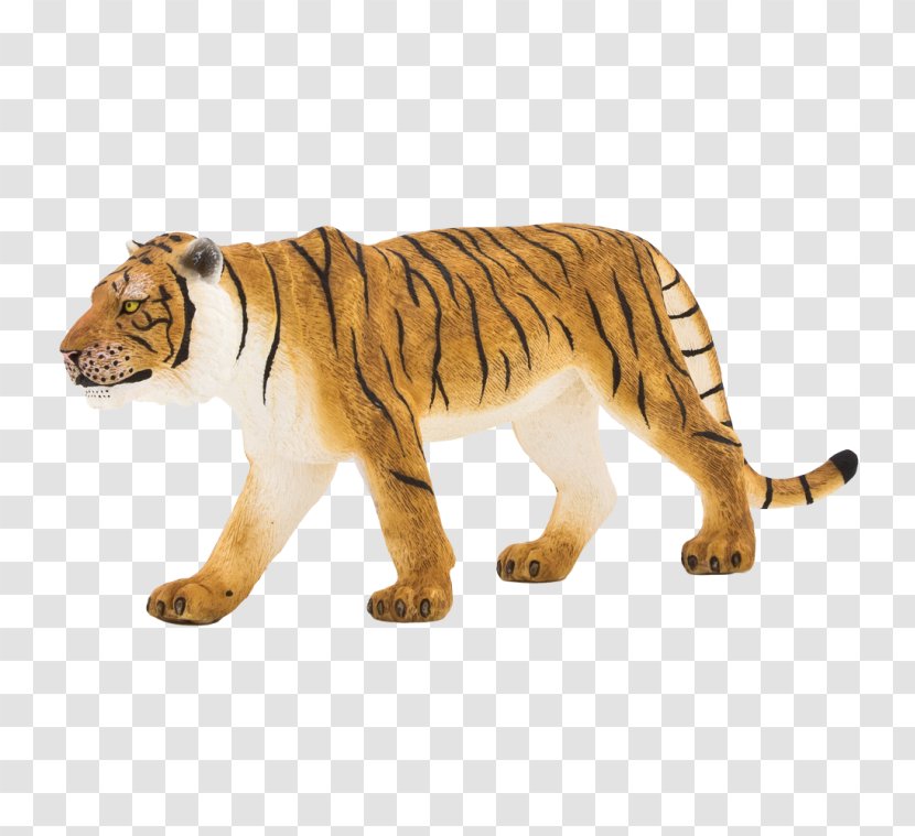 Bengal Tiger Animal Figurine Wildlife Action & Toy Figures White - Fauna - Hunting Transparent PNG