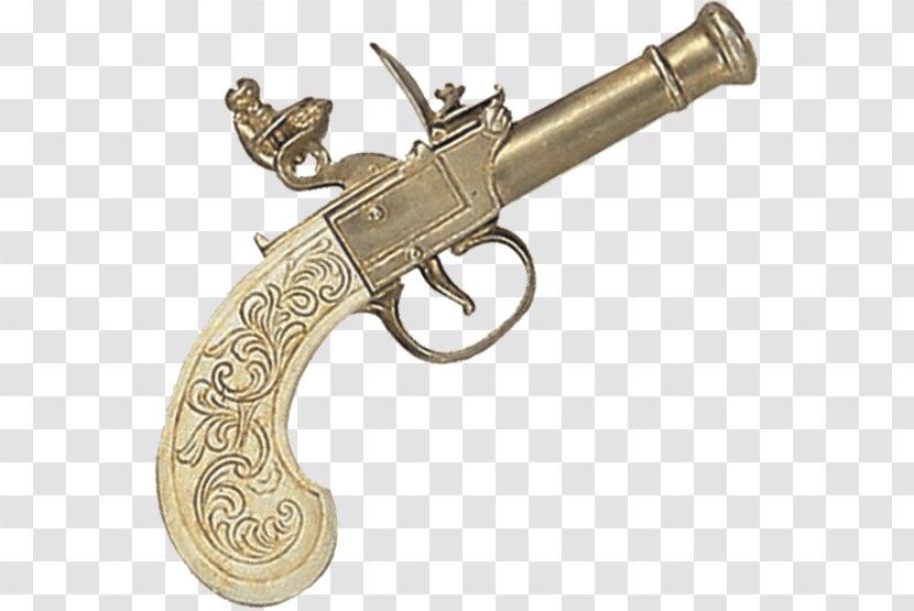 Trigger Firearm Pistol Flintlock Gun Barrel - Silhouette - Weapon Transparent PNG