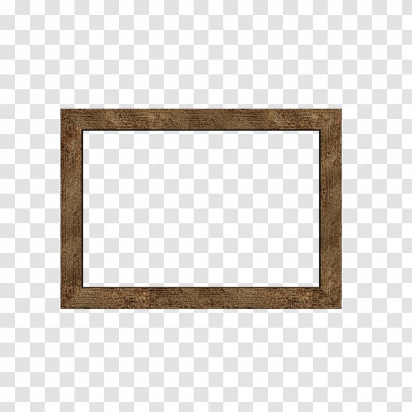 Window Picture Frames Wood Television Door - Rectangle - Brown Frame Transparent PNG