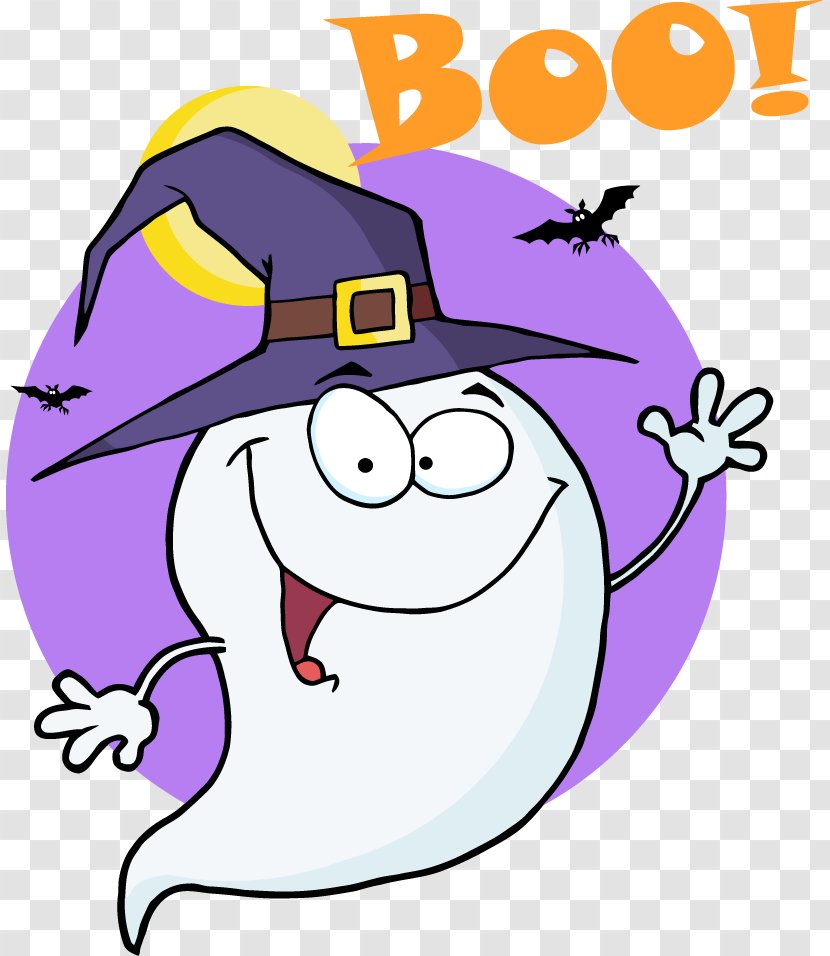 Ghost Halloween Clip Art - Cartoon - School Cliparts Transparent PNG