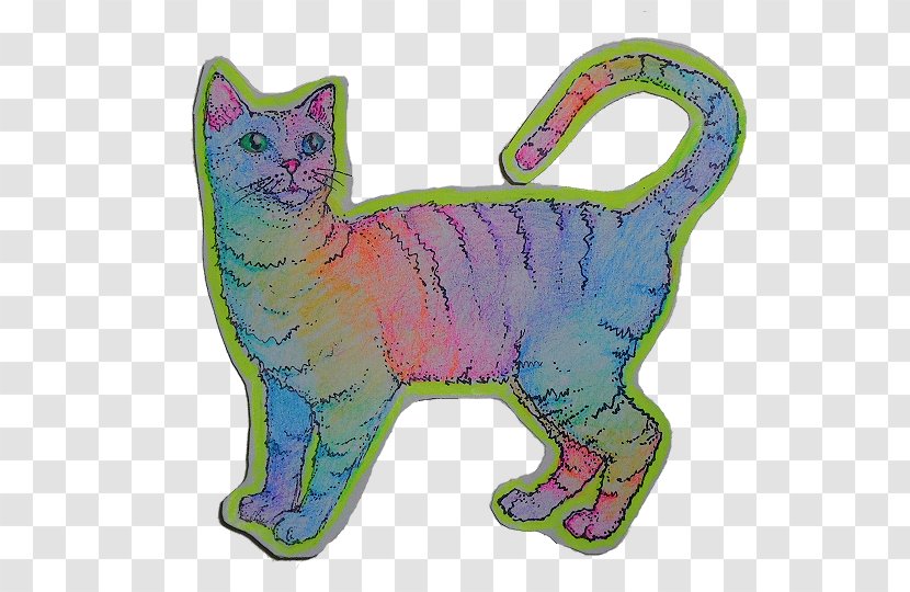 Whiskers Kitten Sticker Psychedelia - Flower Transparent PNG