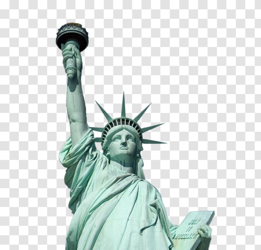 Statue Of Liberty New York Harbor Ellis Island National Park - Artwork Transparent PNG
