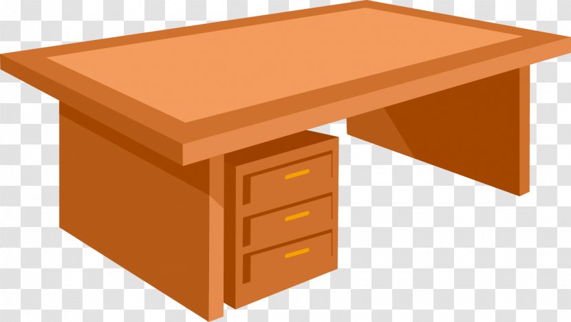 Table Computer Desk Office - Small Officehome - Vector Transparent PNG