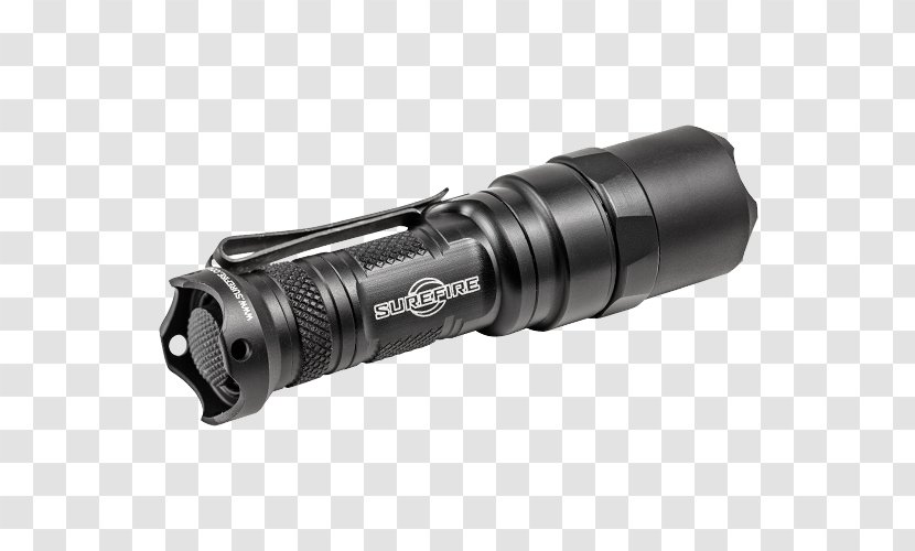 Flashlight SureFire E1D LED Defender Light-emitting Diode - Lamp - Light Transparent PNG