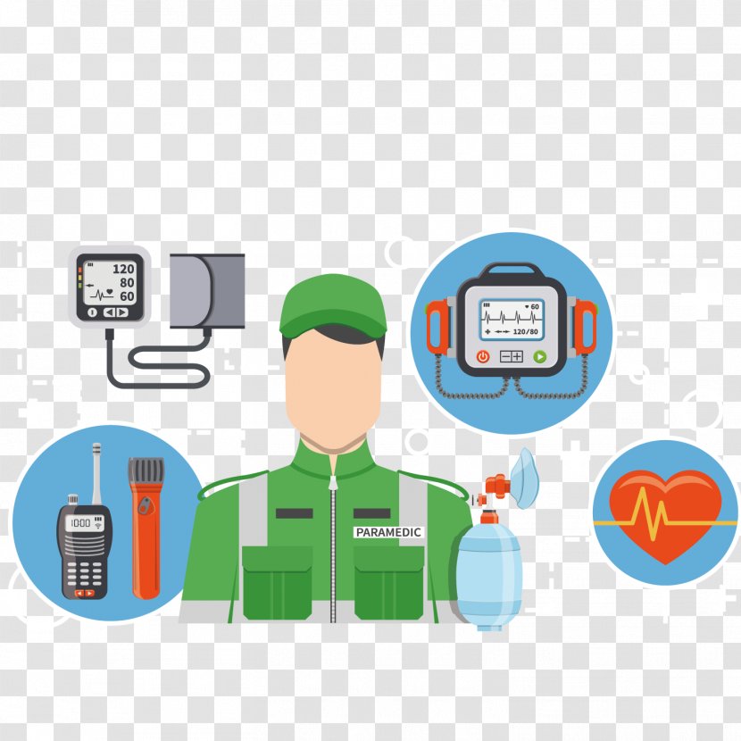 Hospital Ambulance Flat Design - Equipment Transparent PNG