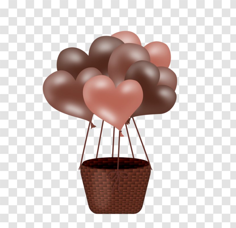 Balloon Valentines Day Heart Clip Art - Toy - Hot Air Love Pattern Transparent PNG