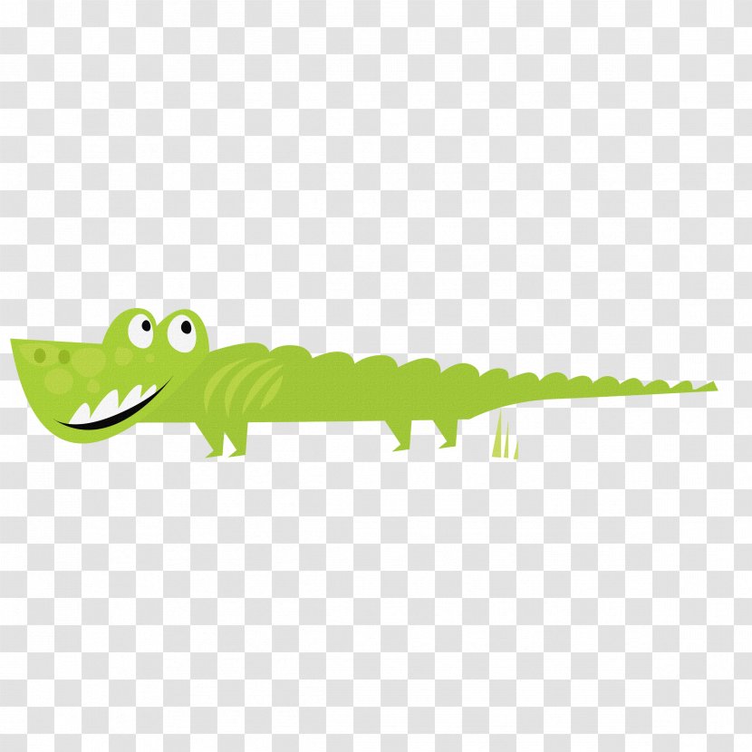 Cartoon Tooth Illustration - Vertebrate - Crocodile Transparent PNG