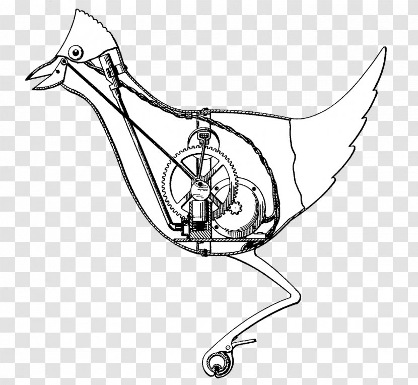 Drawing Line Art Information - Bird - Mechanical Transparent PNG