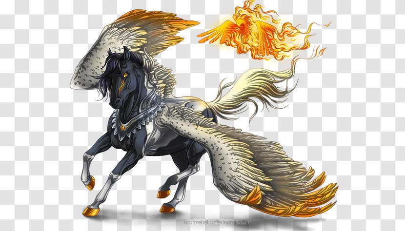 Horse Legendary Creature Mythology Drawing Unicorn - Mustang Transparent PNG