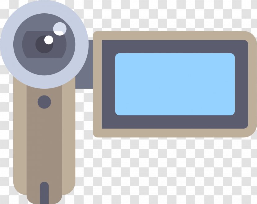 Video Camera Camcorder Icon - Technology - Cartoon Home Transparent PNG