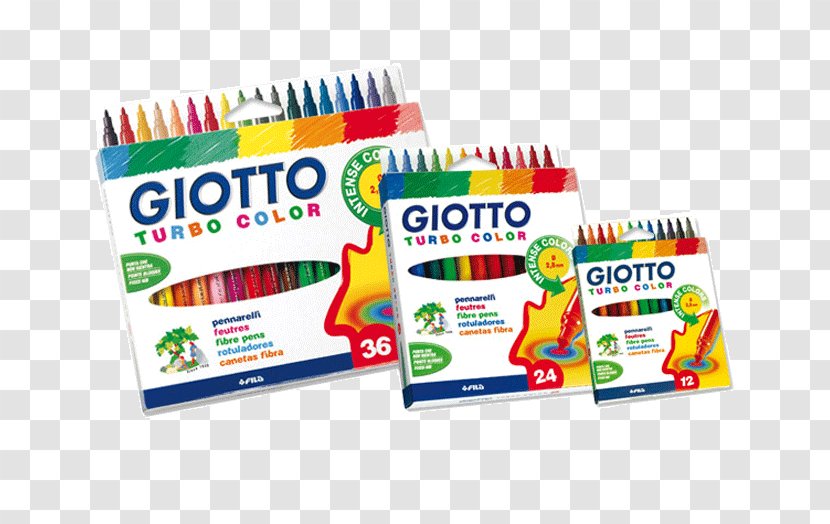 Marker Pen Color Drawing & Pencil Cases Painting - Giotto Transparent PNG