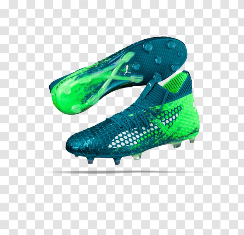 Puma Football Boot Sneakers Blue Cleat - Electric Transparent PNG