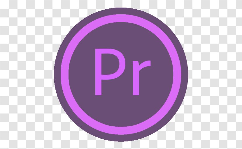 Purple Trademark Symbol - Adobe Systems - App Premiere Pro Transparent PNG