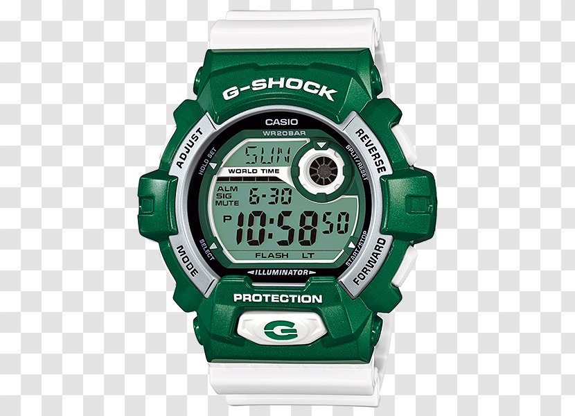 G-Shock GA100 Shock-resistant Watch Casio - Green Transparent PNG
