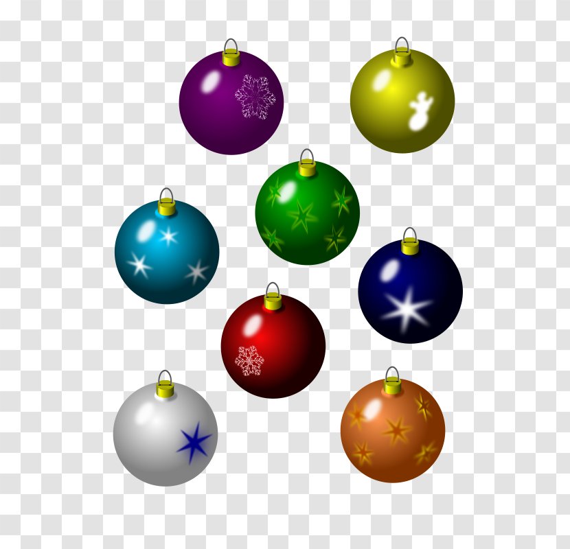 Christmas Decoration Clip Art - Sphere - Vindictive Cliparts Transparent PNG